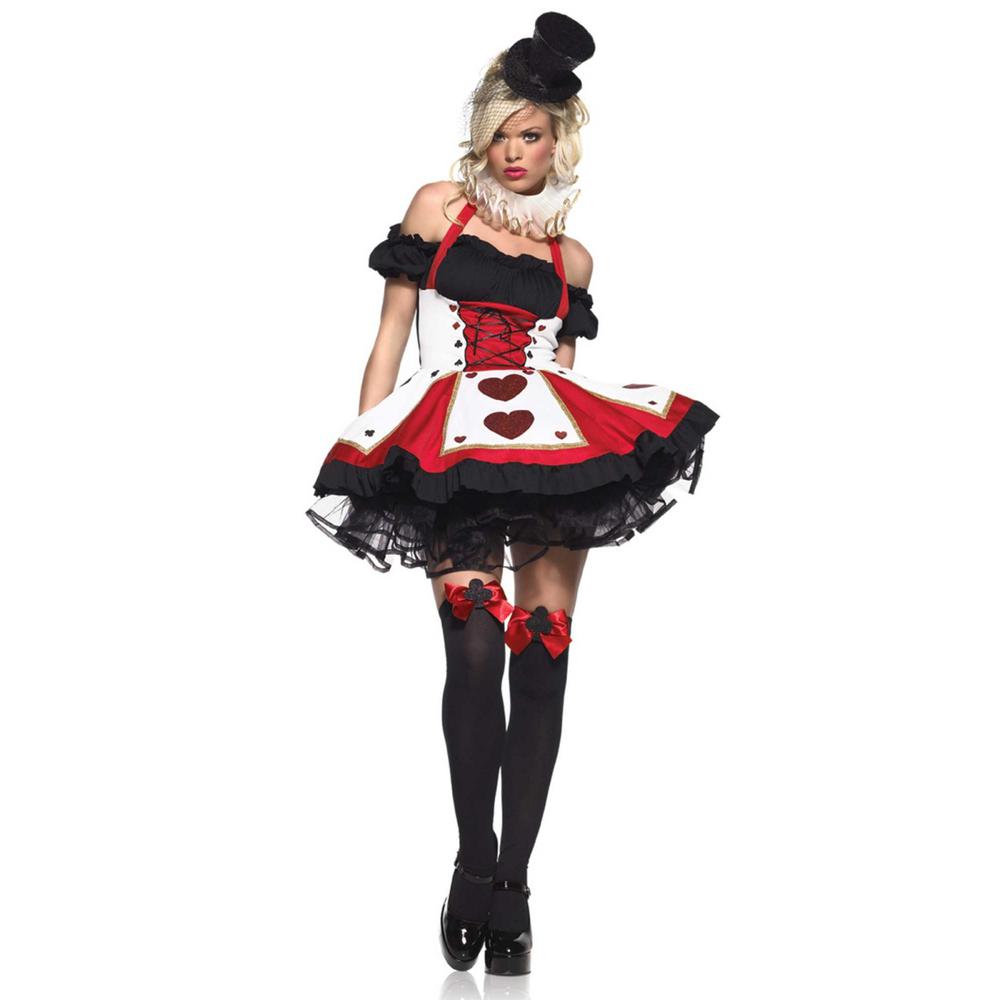 Leg Avenue - Pretty Playing Card Kostüm - Rot